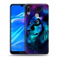 Дизайнерский пластиковый чехол для Huawei Y6 (2019) Яркие животные