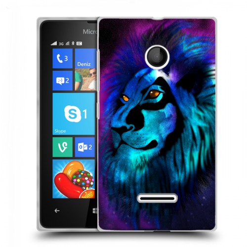 Дизайнерский пластиковый чехол для Microsoft Lumia 435 Яркие животные