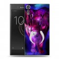 Дизайнерский пластиковый чехол для Sony Xperia XZs Яркие животные