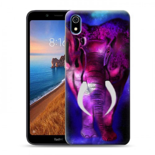 Дизайнерский силиконовый чехол для Xiaomi RedMi 7A Яркие животные