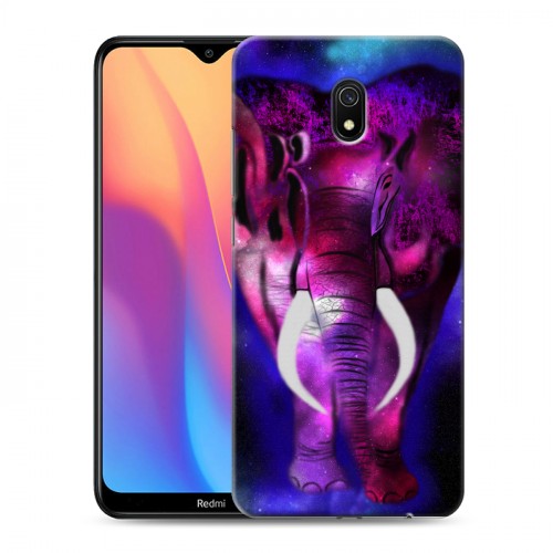 Дизайнерский силиконовый с усиленными углами чехол для Xiaomi RedMi 8A Яркие животные