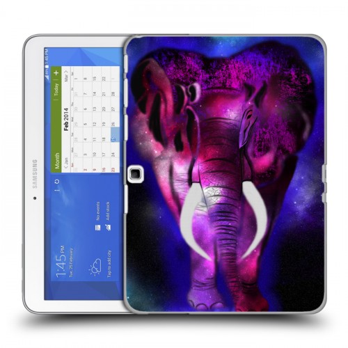 Дизайнерский силиконовый чехол для Samsung Galaxy Tab 4 10.1 Яркие животные