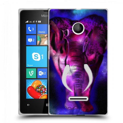 Дизайнерский пластиковый чехол для Microsoft Lumia 435 Яркие животные