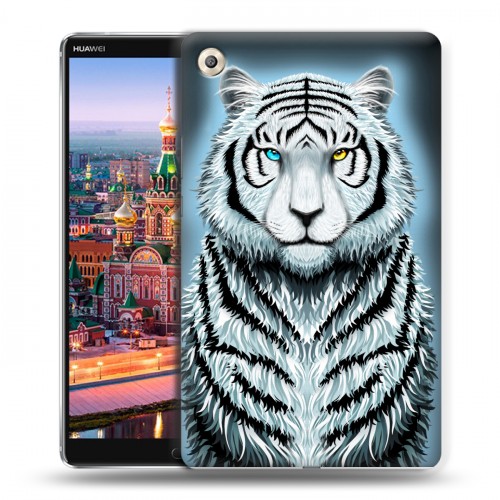 Дизайнерский пластиковый чехол для Huawei MediaPad M5 8.4 Яркие животные