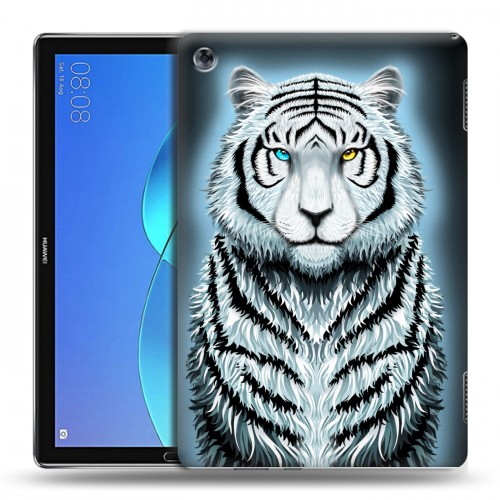 Дизайнерский силиконовый чехол для Huawei MediaPad M5 Lite Яркие животные