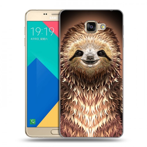 Дизайнерский силиконовый чехол для Samsung Galaxy A9 Яркие животные