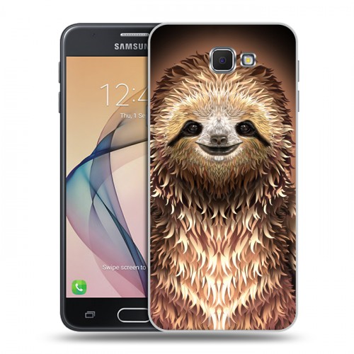 Дизайнерский пластиковый чехол для Samsung Galaxy J5 Prime Яркие животные