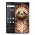 Дизайнерский пластиковый чехол для BlackBerry KEY2 Яркие животные