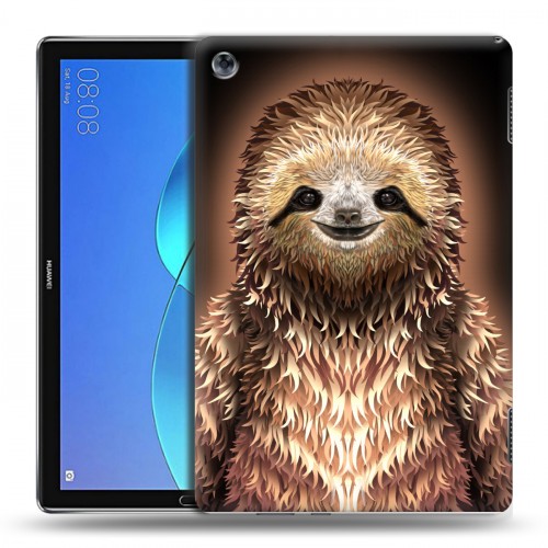 Дизайнерский силиконовый чехол для Huawei MediaPad M5 Lite Яркие животные
