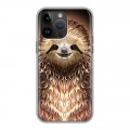 Дизайнерский силиконовый чехол для Iphone 14 Pro Max Яркие животные