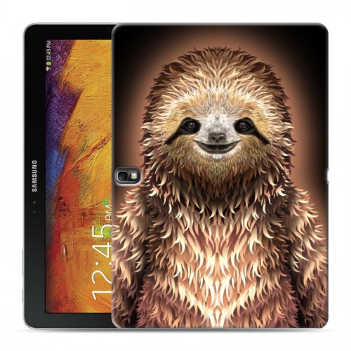 Дизайнерский силиконовый чехол для Samsung Galaxy Note 10.1 2014 editon Яркие животные