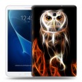 Дизайнерский силиконовый чехол для Samsung Galaxy Tab A 10.5 Пламенные животные