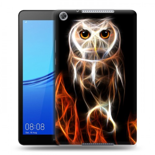 Дизайнерский силиконовый чехол для Huawei MediaPad M5 lite 8 Пламенные животные