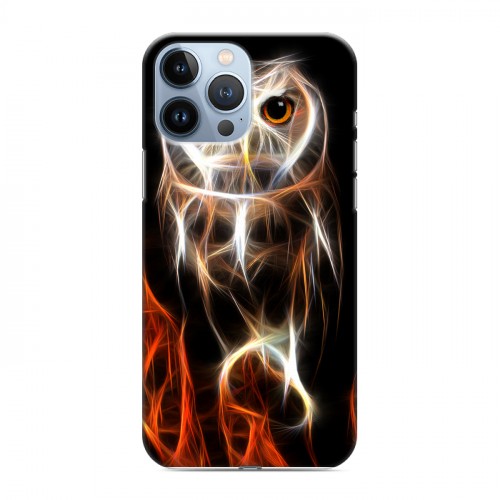 Дизайнерский силиконовый чехол для Iphone 13 Pro Max Пламенные животные