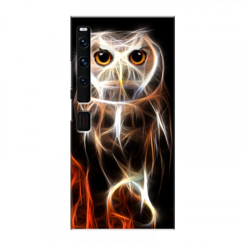 Дизайнерский пластиковый чехол для Huawei Mate Xs 2 Пламенные животные