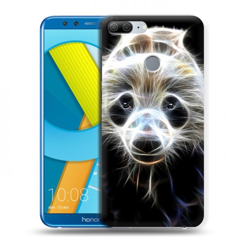 Дизайнерский пластиковый чехол для Huawei Honor 9 Lite Пламенные животные