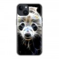 Дизайнерский пластиковый чехол для Iphone 14 Пламенные животные