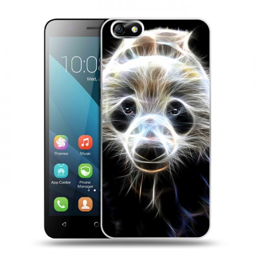 Дизайнерский пластиковый чехол для Huawei Honor 4X Пламенные животные