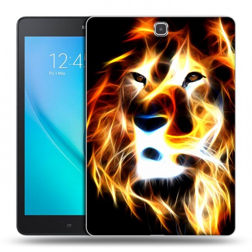 Дизайнерский силиконовый чехол для Samsung Galaxy Tab A 9.7 Пламенные животные