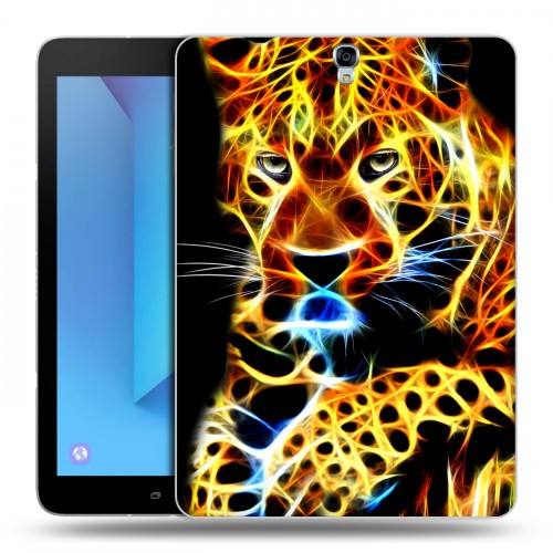 Дизайнерский силиконовый чехол для Samsung Galaxy Tab S3 Пламенные животные