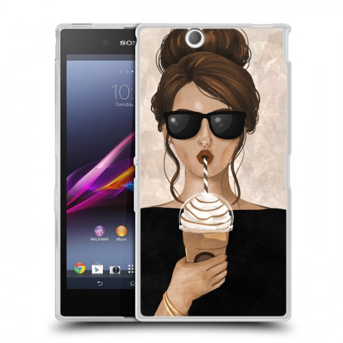 Дизайнерский пластиковый чехол для Sony Xperia Z Ultra  Кофе зависимость