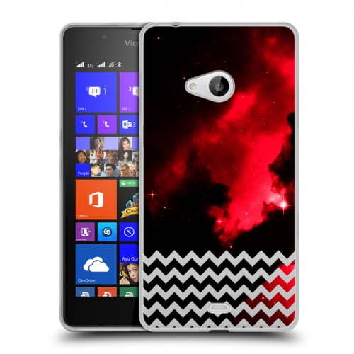 Дизайнерский пластиковый чехол для Microsoft Lumia 540 Принты космоса