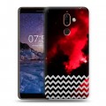 Дизайнерский пластиковый чехол для Nokia 7 Plus Принты космоса