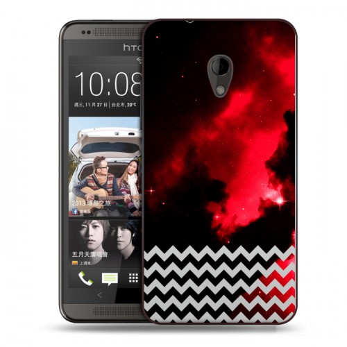 Дизайнерский пластиковый чехол для HTC Desire 700 Принты космоса