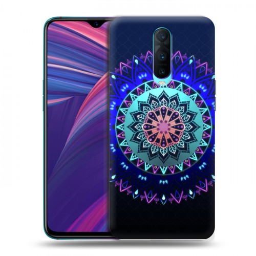 Дизайнерский пластиковый чехол для OPPO RX17 Pro Светящиеся мандалы