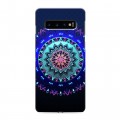 Дизайнерский силиконовый чехол для Samsung Galaxy S10 Светящиеся мандалы