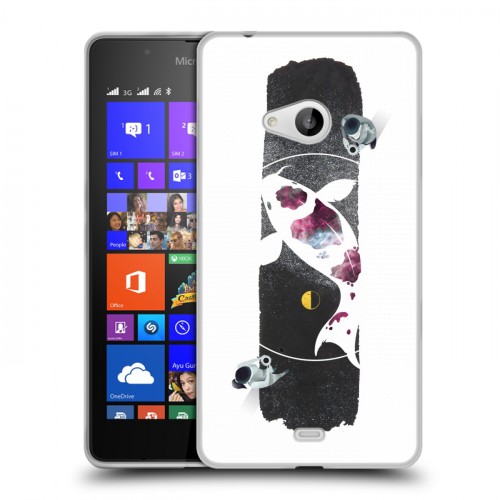 Дизайнерский пластиковый чехол для Microsoft Lumia 540 Восточный космос