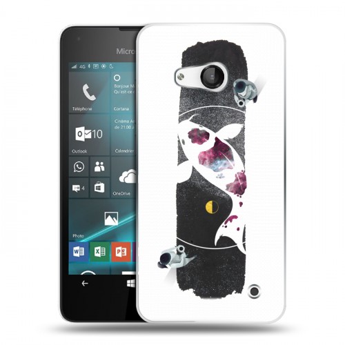 Дизайнерский пластиковый чехол для Microsoft Lumia 550 Восточный космос