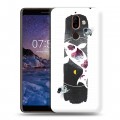 Дизайнерский пластиковый чехол для Nokia 7 Plus Восточный космос