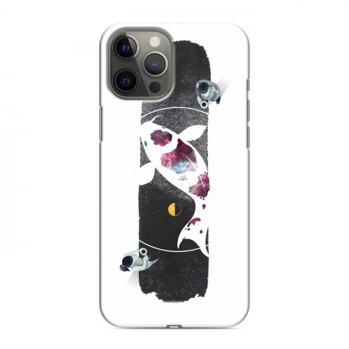 Дизайнерский силиконовый чехол для Iphone 12 Pro Max Восточный космос