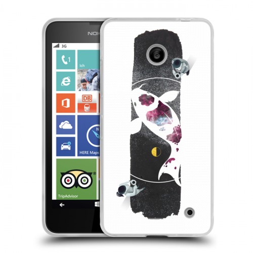Дизайнерский пластиковый чехол для Nokia Lumia 630/635 Восточный космос