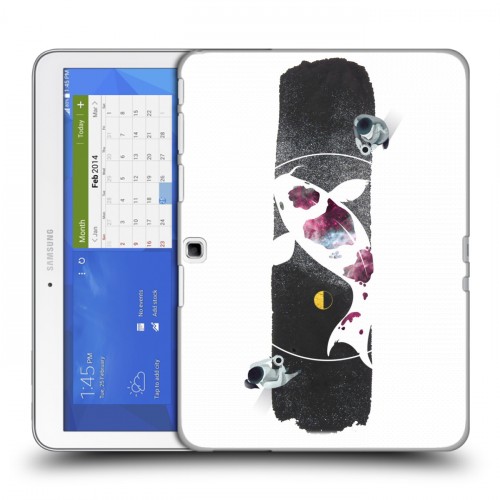 Дизайнерский силиконовый чехол для Samsung Galaxy Tab 4 10.1 Восточный космос