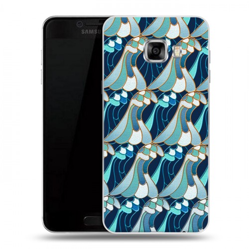 Дизайнерский пластиковый чехол для Samsung Galaxy C5 Морской арт