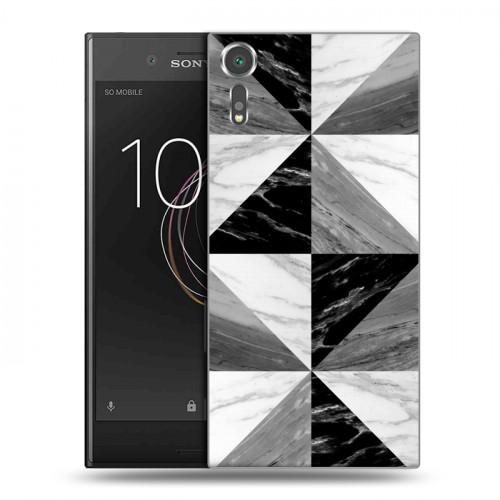 Дизайнерский пластиковый чехол для Sony Xperia XZs Мраморные тренды