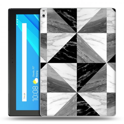 Дизайнерский силиконовый чехол для Lenovo Tab 4 10 Plus Мраморные тренды