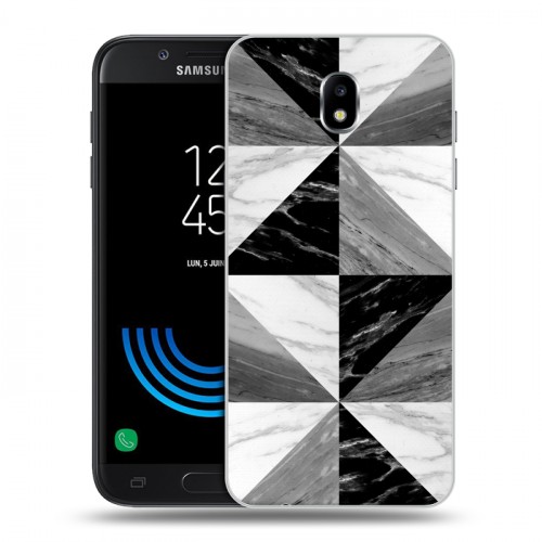 Дизайнерский пластиковый чехол для Samsung Galaxy J5 (2017) Мраморные тренды