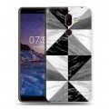 Дизайнерский пластиковый чехол для Nokia 7 Plus Мраморные тренды