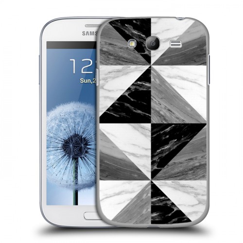 Дизайнерский пластиковый чехол для Samsung Galaxy Grand Мраморные тренды