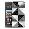 Дизайнерский пластиковый чехол для HTC Desire 700 Мраморные тренды