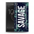 Дизайнерский пластиковый чехол для Sony Xperia XZs Мраморные тренды