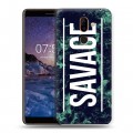 Дизайнерский пластиковый чехол для Nokia 7 Plus Мраморные тренды