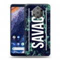 Дизайнерский пластиковый чехол для Nokia 9 PureView Мраморные тренды