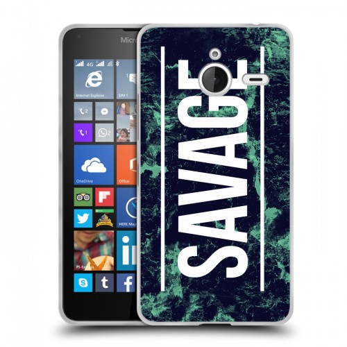Дизайнерский пластиковый чехол для Microsoft Lumia 640 XL Мраморные тренды
