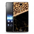 Дизайнерский пластиковый чехол для Sony Xperia TX Мраморные тренды