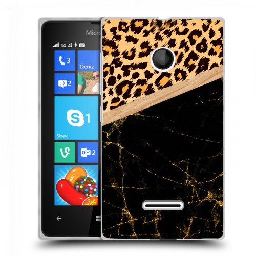 Дизайнерский пластиковый чехол для Microsoft Lumia 435 Мраморные тренды