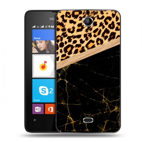 Дизайнерский силиконовый чехол для Microsoft Lumia 430 Dual SIM Мраморные тренды